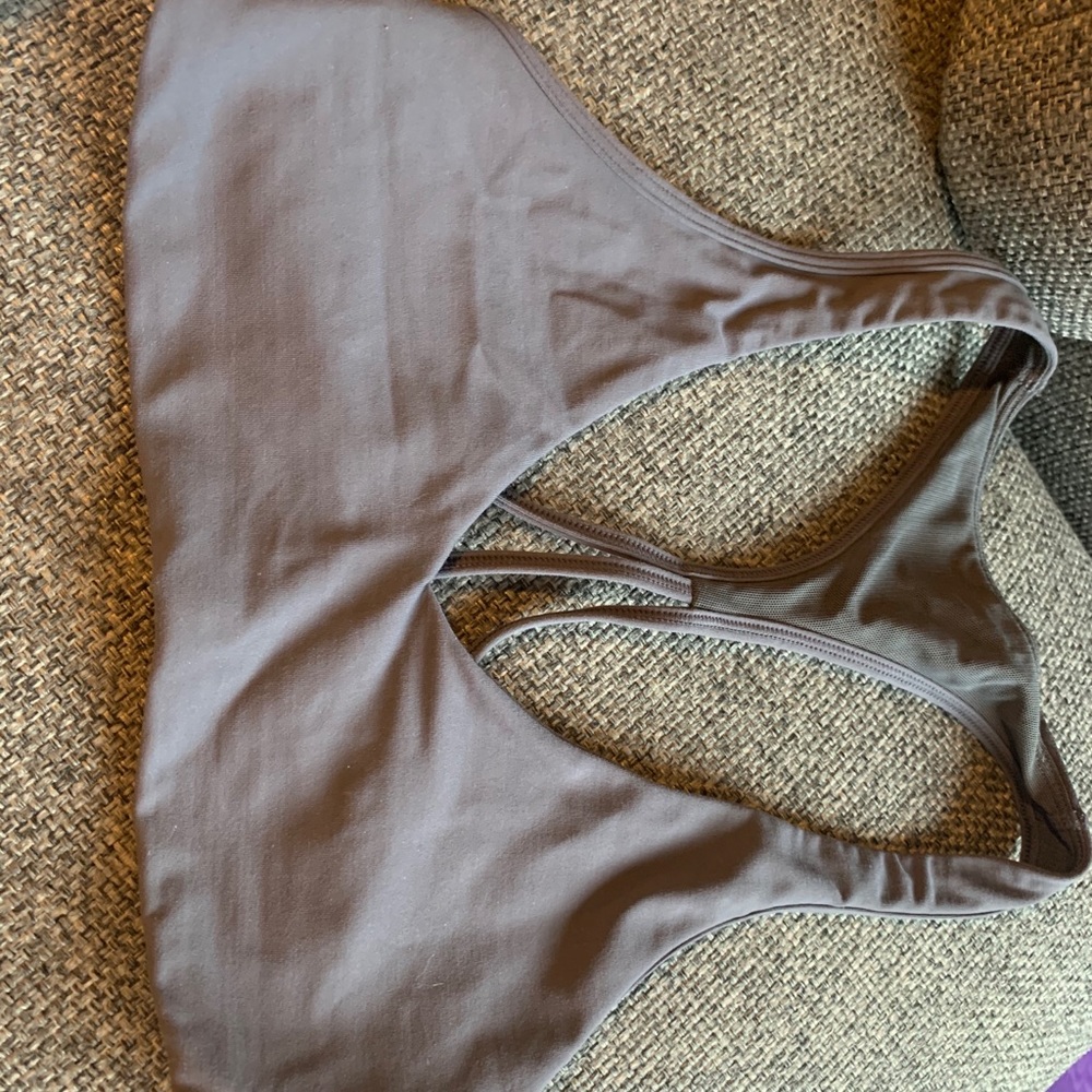 Lululemon grey sports bra 6